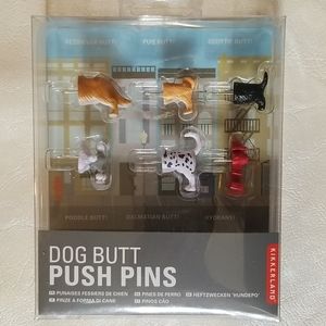 Last chance! NIB Kikkerland Dog Butt Push Pins